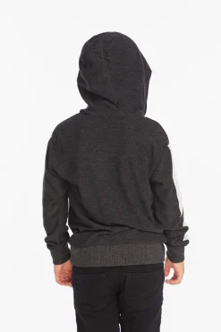 Shop Bolt Licorice Long Sleeve Zip Up Hoodie Kids/BOY Boys
