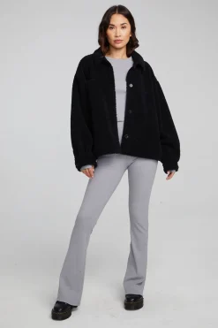 Hot Bolt Shadow Black Jacket Women Outerwear|Loungewear