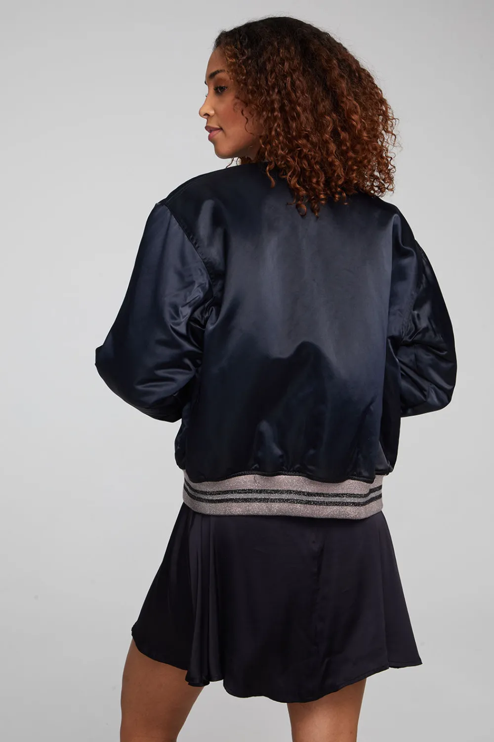 Sale Boulevard Shadow Black Bomber Women Outerwear|Loungewear