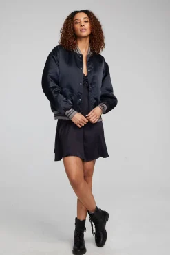 Sale Boulevard Shadow Black Bomber Women Outerwear|Loungewear