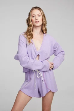 Outlet Briaa Digital Lavender Long Sleeve Tee Women Loungewear|Tops