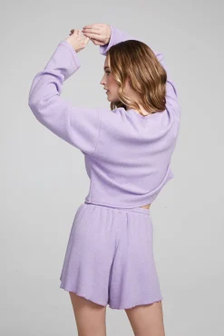 Outlet Briaa Digital Lavender Long Sleeve Tee Women Loungewear|Tops