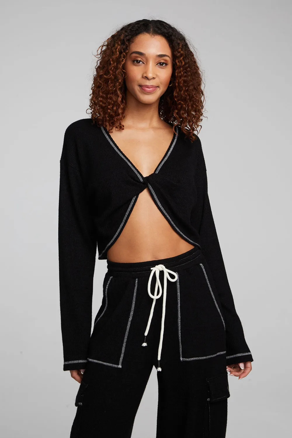 Best Sale Briaa Shadow Black Long Sleeve Tee Women Loungewear|Tops