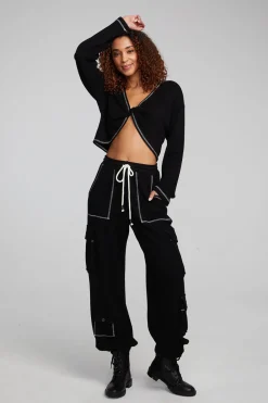 Best Sale Briaa Shadow Black Long Sleeve Tee Women Loungewear|Tops