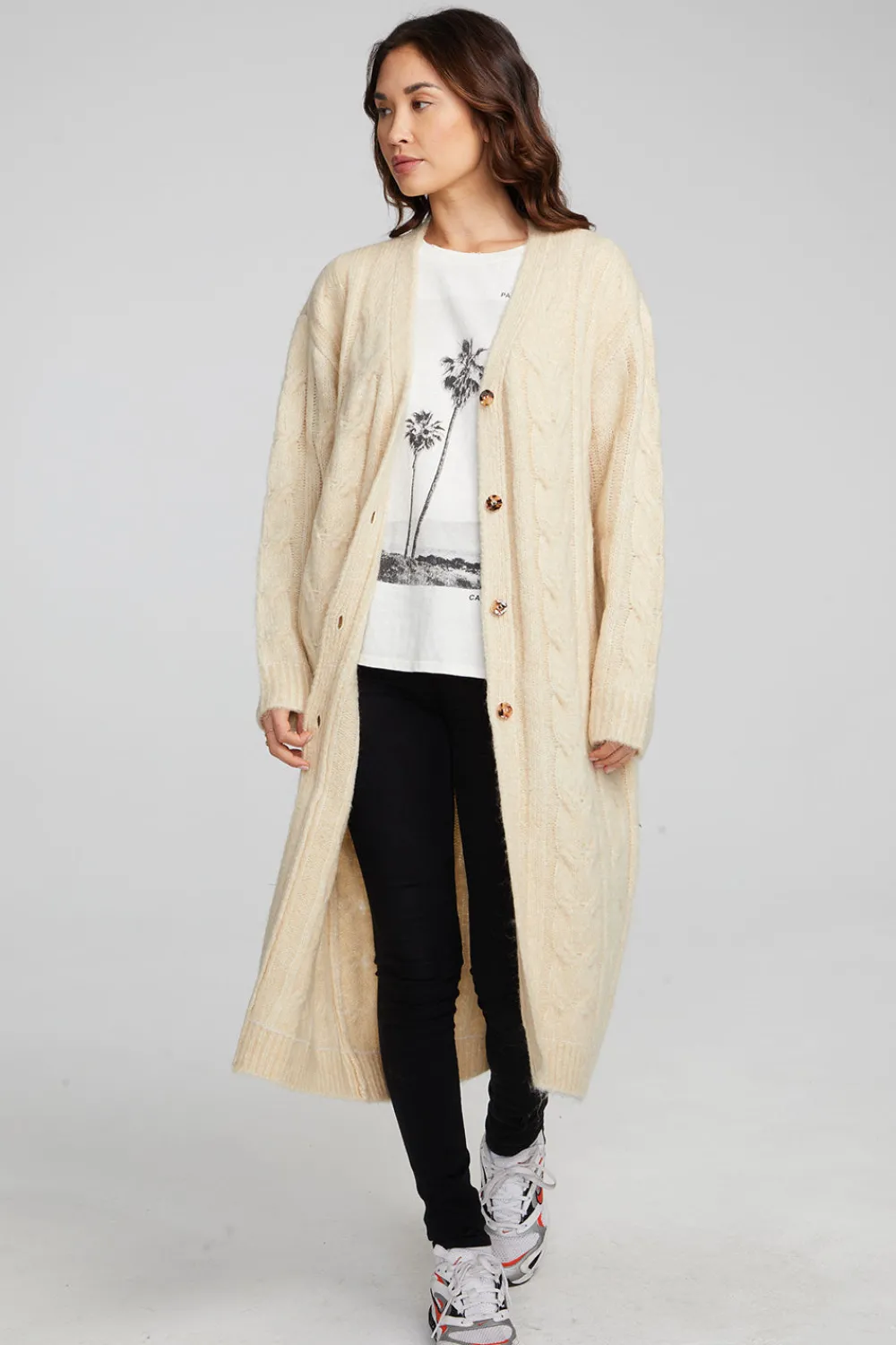 New Bridge Macaroon Long Cardigan Women Outerwear|Loungewear
