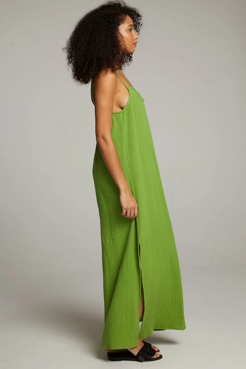 Flash Sale Bull Piquant Green Maxi Dress Women Loungewear|Dresses