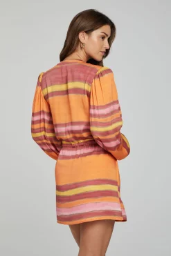 Best Sale Cabrillo Mini Dress - Sunset Stripe Women Loungewear|Dresses
