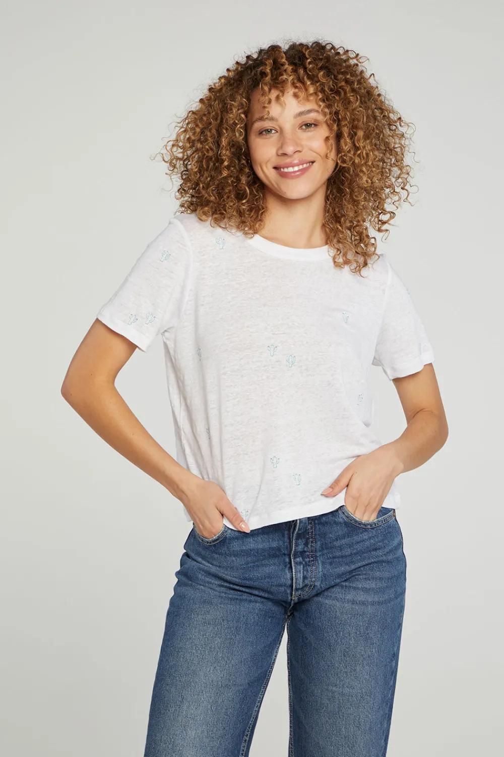 Online Cactus Flower Women Graphics|Tops