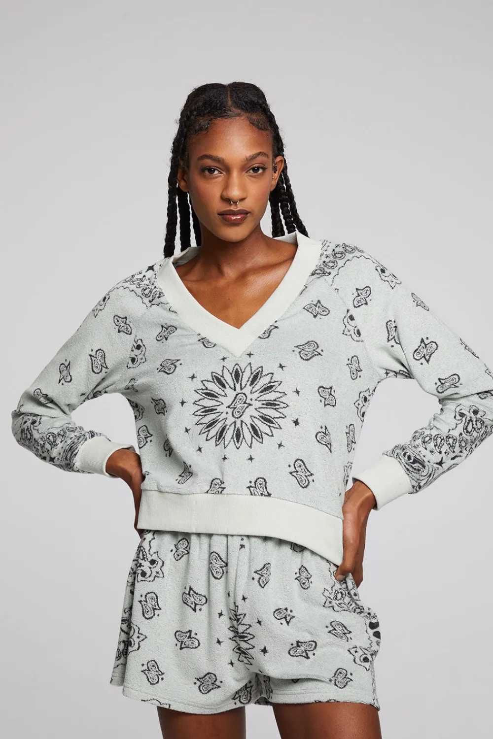 Clearance Cali Matcha Bandana Tee Women Loungewear|Tops