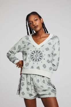Clearance Cali Matcha Bandana Tee Women Loungewear|Tops