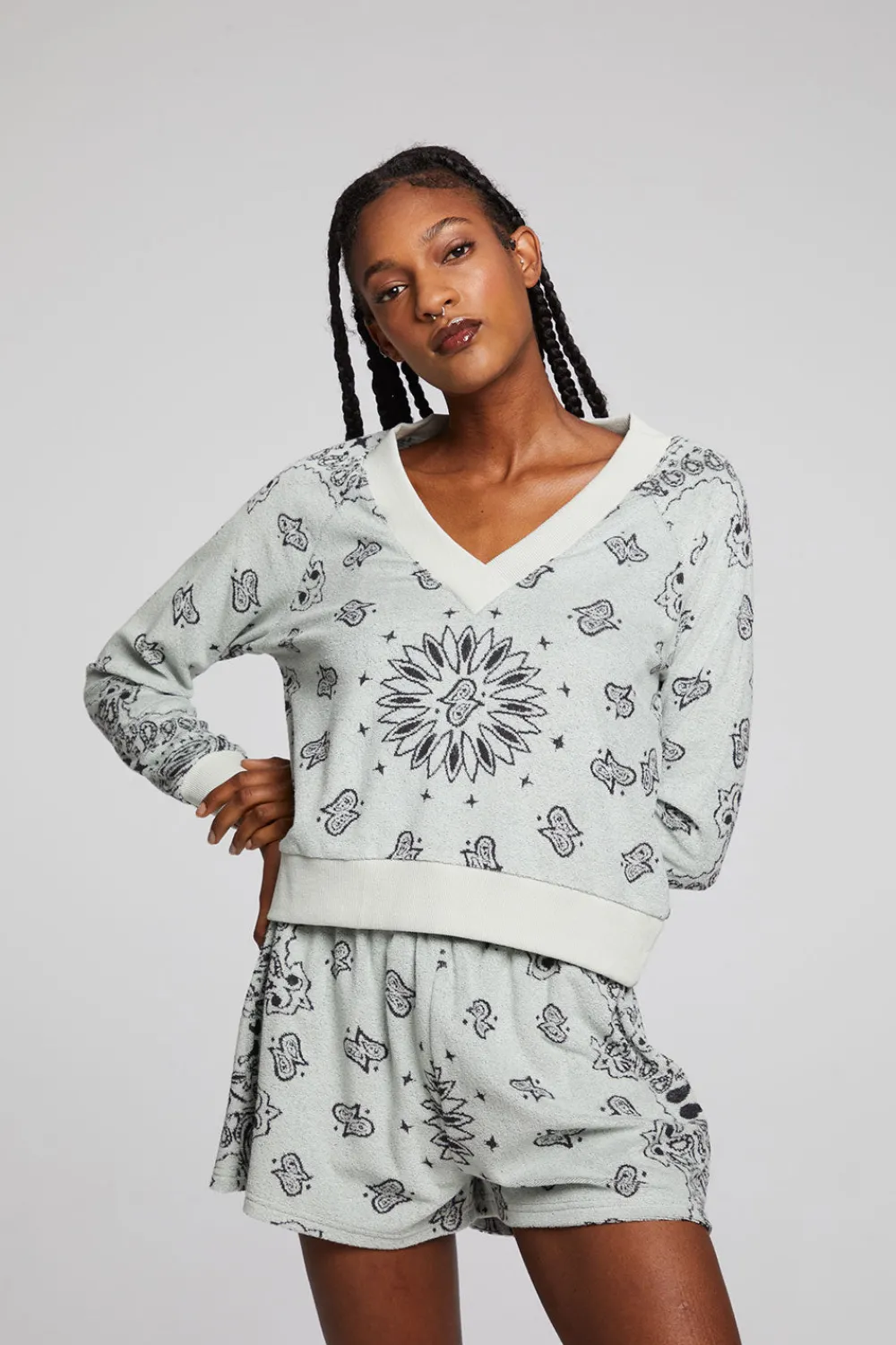 Clearance Cali Matcha Bandana Tee Women Loungewear|Tops
