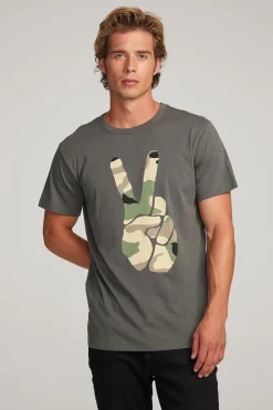 Clearance Camo Peace Mens Tee Tops