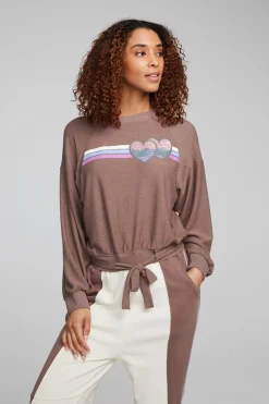Cheap Camping Hearts Top Women Loungewear|Graphics