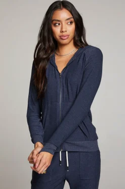 Discount Canopy Long Sleeve Raglan Zip Up Hoodie Women Outerwear|Loungewear