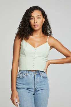 Flash Sale Cara Tank Top - Sage Women Loungewear|Tops