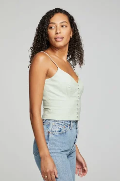 Flash Sale Cara Tank Top - Sage Women Loungewear|Tops
