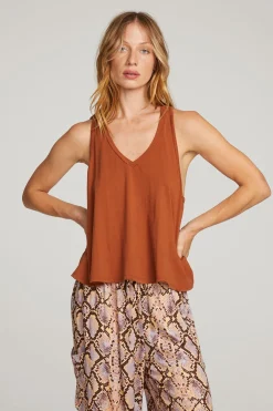 Cheap Carmel Whiskey Tank Top Women Loungewear|Tops