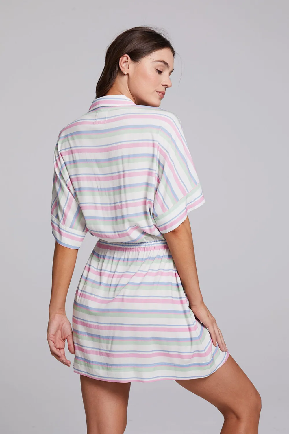 Cheap Carmela Positano Stripe Mini Dress Women Loungewear|Dresses