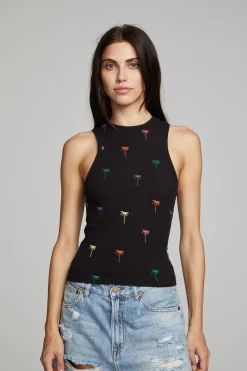 Best Carnaby Tank Top Palm Print Women Loungewear|Tops