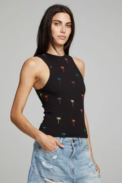 Best Carnaby Tank Top Palm Print Women Loungewear|Tops