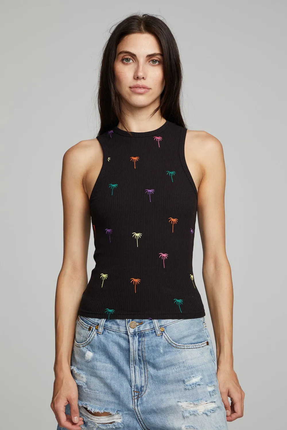 Best Carnaby Tank Top Palm Print Women Loungewear|Tops