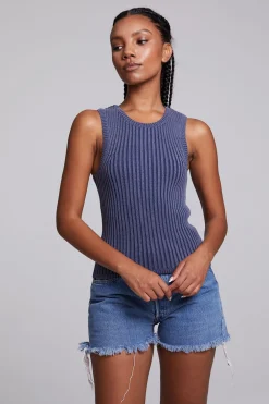Cheap Carnaby Washed Indigo Tank Top Women Loungewear|Tops