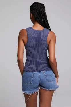 Cheap Carnaby Washed Indigo Tank Top Women Loungewear|Tops