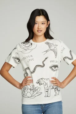 Fashion Cherish Forever Crew Tee Women Graphics|Tops