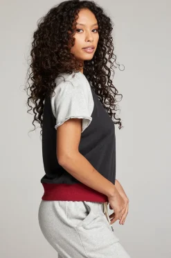 Cheap Cheyenne Fire Color Block Pullover Women Loungewear|Tops