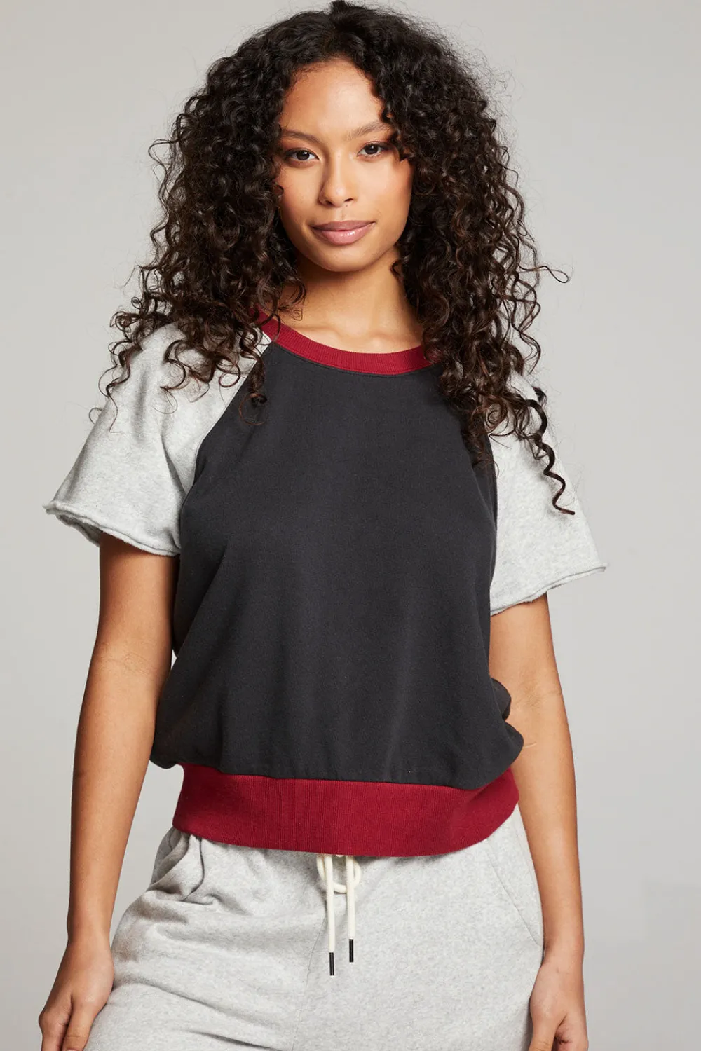 Cheap Cheyenne Fire Color Block Pullover Women Loungewear|Tops