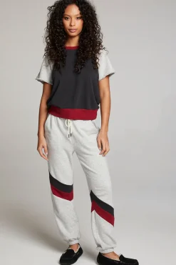 Cheap Cheyenne Fire Color Block Pullover Women Loungewear|Tops