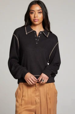 Cheap Church Licorice Long Sleeve Women Loungewear|Tops