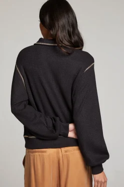 Cheap Church Licorice Long Sleeve Women Loungewear|Tops