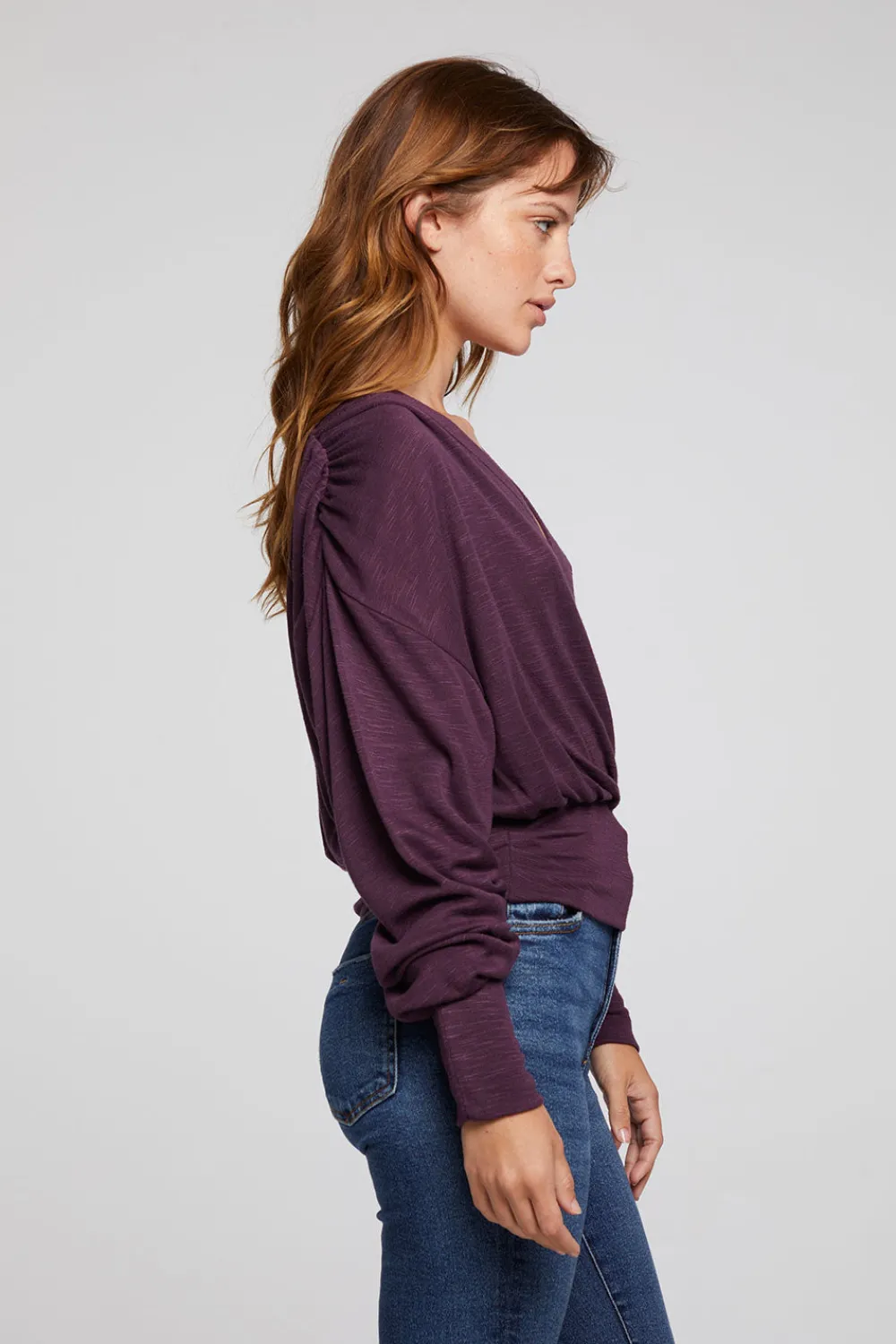 Fashion City Plum Perfect Blouse Women Loungewear|Tops