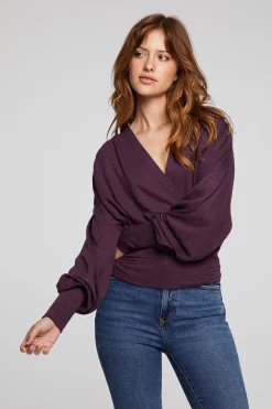 Fashion City Plum Perfect Blouse Women Loungewear|Tops