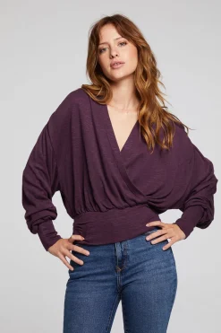 Fashion City Plum Perfect Blouse Women Loungewear|Tops