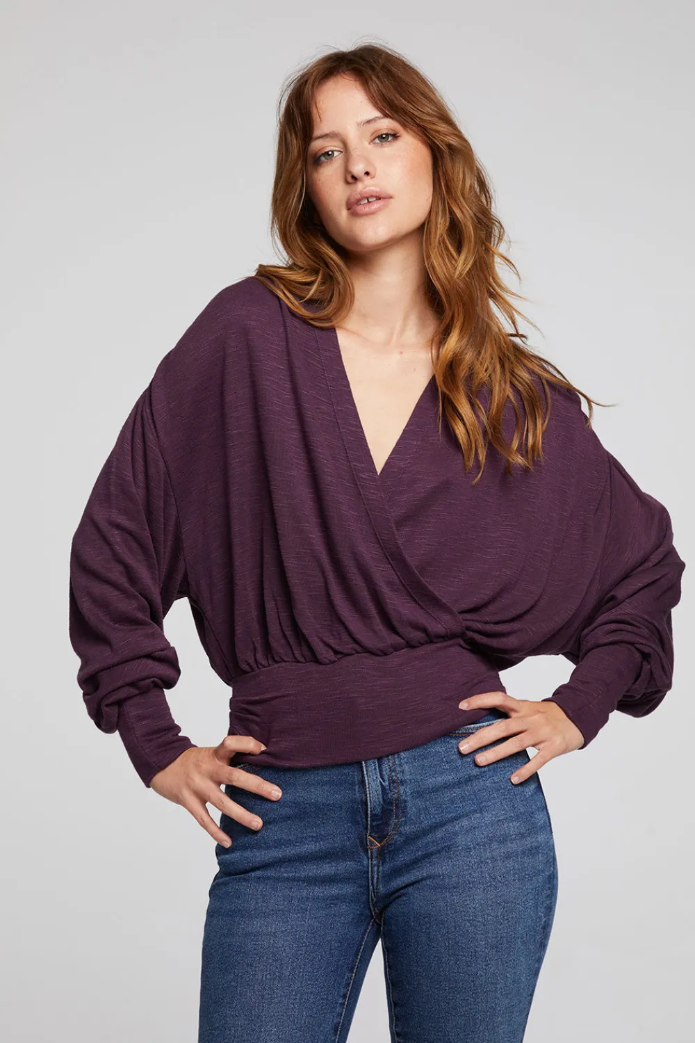 Fashion City Plum Perfect Blouse Women Loungewear|Tops