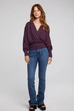 Fashion City Plum Perfect Blouse Women Loungewear|Tops