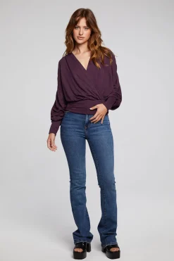 Fashion City Plum Perfect Blouse Women Loungewear|Tops