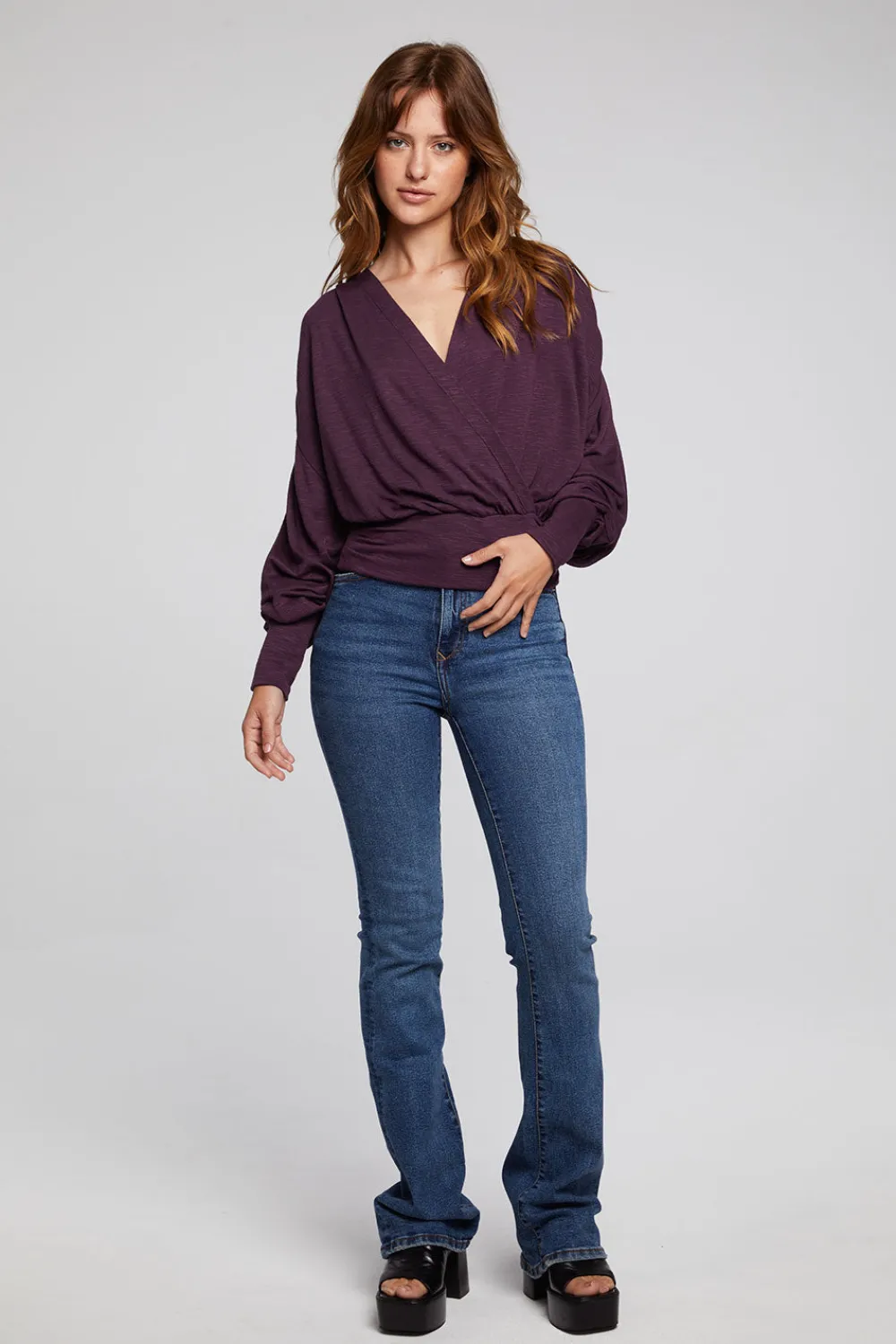 Fashion City Plum Perfect Blouse Women Loungewear|Tops
