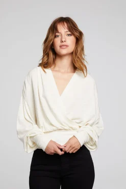 Cheap City Starry White Blouse Women Loungewear|Tops
