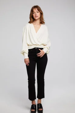 Cheap City Starry White Blouse Women Loungewear|Tops