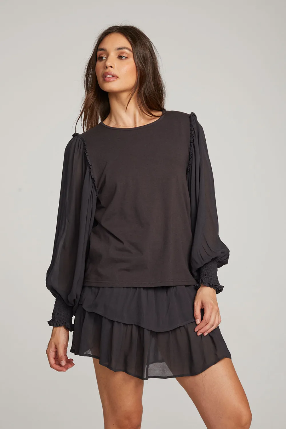 Shop Clyde Licorice Blouse Women Loungewear|Tops