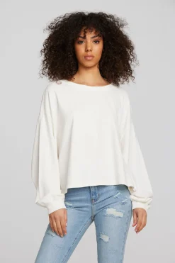 Hot Coast Cotton Jersey Long Sleeve Tee Women Tops