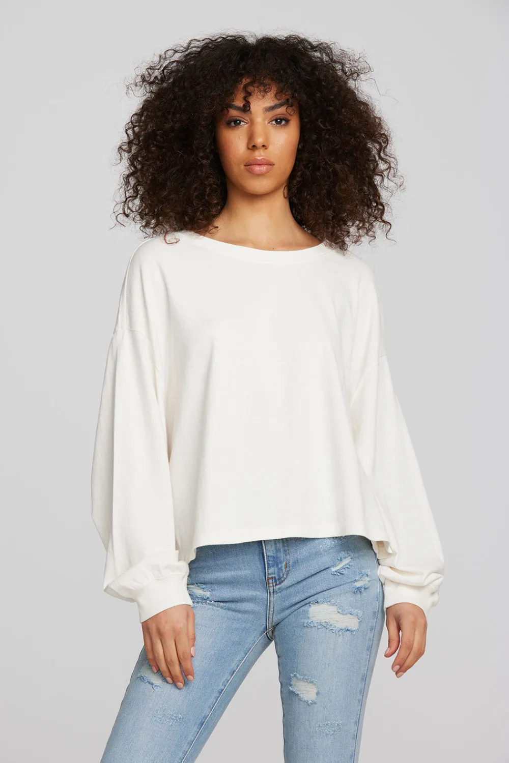 Hot Coast Cotton Jersey Long Sleeve Tee Women Tops