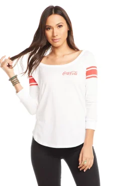 Flash Sale Coca Cola - Collegiate Coke Women Graphics|Tops