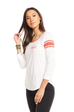 Flash Sale Coca Cola - Collegiate Coke Women Graphics|Tops