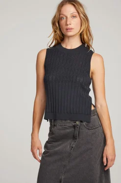 Store Cody Licorice Tank Women Loungewear|Tops