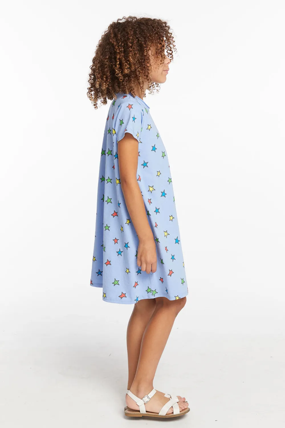 Flash Sale Colored Stars Girls Dress Kids Girls