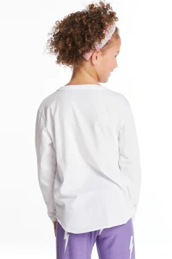 Shop Colorful Heart Girls Long Sleeve Kids Girls
